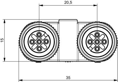 1826880000 Weidmüller Sensor-Actuator Adapter Image 3
