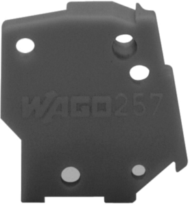 End plate for connection terminal, 257-200