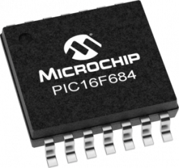 PIC microcontroller, 8 bit, 20 MHz, TSSOP-14, PIC16F684-E/ST
