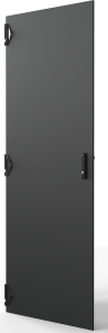 Varistar CP Steel Door, Plain With 1-PointLocking, RAL 7021, 42 U, 2000H, 800W