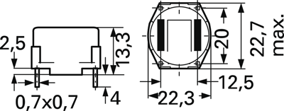 B82722A2301N001 TDK (EPCOS) Fixed Inductors Image 2