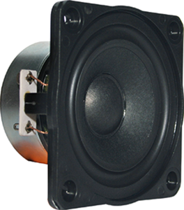 Broadband speaker, 8 Ω, 81 dB, 70 Hz to 20 kHz, black
