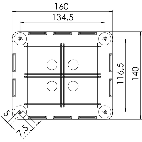 10101459 WISKA Flush-mounted Boxes, Junction Boxes Image 2