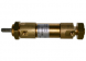 Brass cylinder, double-acting, 1 to 10 bar, Kd. 16 mm, Hub 25 mm, 36.290.025