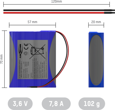 2447-3034-60 Ansmann Rechargeable Battery Packs Image 2