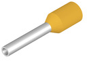 Insulated Wire end ferrule, 0.25 mm², 10 mm/6 mm long, yellow, 9021210000