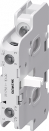 Auxiliary switch, 5.6 A, 1 Form A (N/O) + 1 Form B (N/C), screw connection, 3TY7561-1EA00