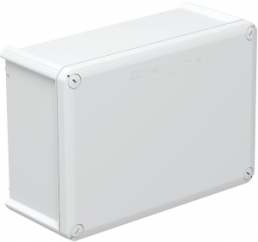 Cable junction box, closed, 35 mm², light gray