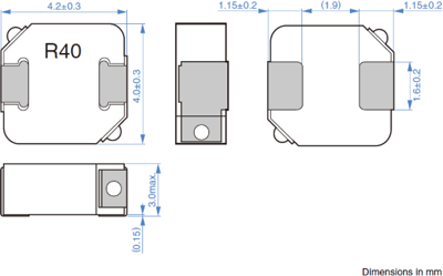 SPM4030T-2R2M TDK Fixed Inductors Image 2