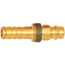 Insertion grommet, green, L 51 mm, 35 bar, brass, for couplings NW7.8, 107678
