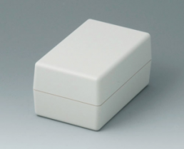 ABS shell housing, (L x W x H) 103 x 54 x 57 mm, gray white (RAL 9002), IP65, A9406441