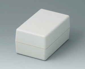 ABS shell housing, (L x W x H) 103 x 54 x 57 mm, gray white (RAL 9002), IP65, A9406441