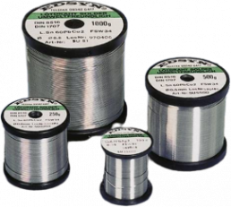 Solder wire, lead-free, SA (Sn96.5Ag3.5), Ø 0.5 mm, 250 g