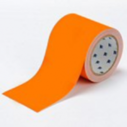 Floor marking tape, (L x W) 30 m x 50.8 mm, polyester, ORANGE FLOOR TAPE 50,8 X 30