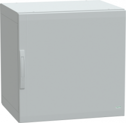 Control cabinet, (H x W x D) 750 x 750 x 620 mm, IP65, polyester, light gray, NSYPLA776G