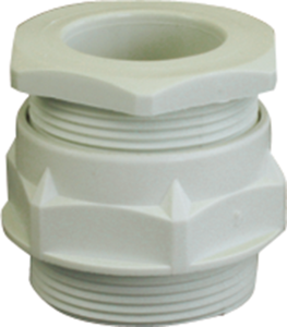 Cable gland, PG7, 13/15 mm, Clamping range 4 to 6 mm, IP65, gray, 12051809