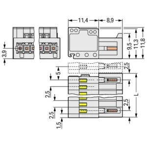 733-202 WAGO PCB Connection Systems