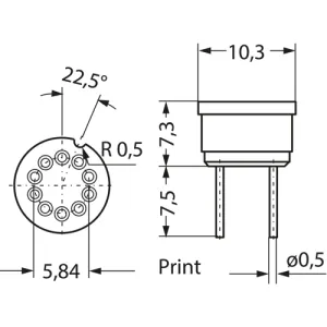 10064971 Fischer Elektronik Semiconductor Sockets, Holders