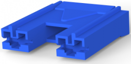 Insulating grommet for 4.75 mm, 2 pole, nylon, UL 94V-0, blue, 176498-6