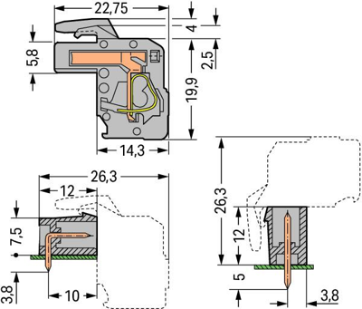 232-103/026-000 WAGO PCB Connection Systems Image 2
