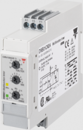 Multifunction relay, 0.1 s to 100 h, 7 functions, 1 Form C (NO/NC), 24 VDC, DMB01CM24