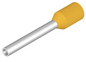 Insulated Wire end ferrule, 0.25 mm², 12 mm/8 mm long, yellow, 9021220000