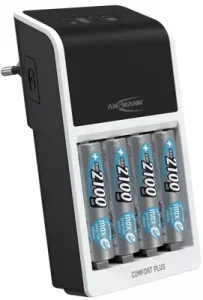COMFORT PLUS + 4X AA Ansmann Universal Chargers