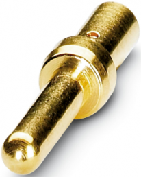 Pin contact, 0.06-1.0 mm², crimp connection, nickel-plated/gold-plated, 1238326