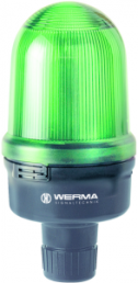 LED steady/flashing/rotating light, Ø 98 mm, green, 24 VDC, IP65