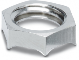 Counter nut, M12, 15 mm, silver, 1411267