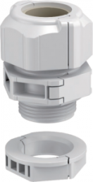 Cable gland, separable, M25, 31/35 mm, Clamping range 14 to 18 mm, IP67, light gray, 2024922