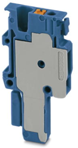 Plug, push-in connection, 0.14-1.5 mm², 1 pole, 17.5 A, 6 kV, blue, 3212727