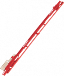 MTCA Guide Rail, Red, Bottom, for AMC Modules,100 pieces
