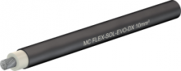 Polyolefine-photovoltaic cable, halogen free, Flex-Sol-Evo-DX, 10 mm², AWG 8, black, outer Ø 8.57 mm