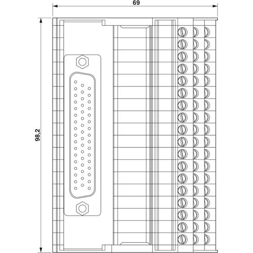 2315159 Phoenix Contact Transfer Modules for Mounting Rail Image 2