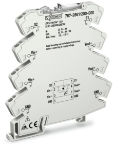 Electronic circuit breaker, 1 pole, 2 A, 500 V, (W x H x D) 6 x 97.8 x 94 mm, DIN rail, 787-2861/200-000