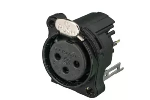 NC3FBV2-B Neutrik XLR Connectors