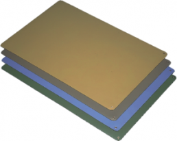 Desktop mat, 612 H 10.3, 2.0 x 10.3 mm, light-blue