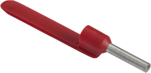 Insulated Wire end ferrule, 1.0 mm², 14 mm long, DIN 46228/4, red, DZ5CA010D