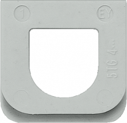 DELTA fläche IP44, surface-m. slide nipple for cable entry for connecting