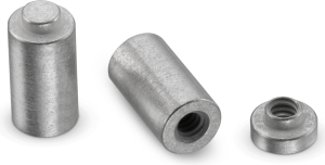 SMD spacer sleeve, internal thread, M1.6, 1.7 mm, steel