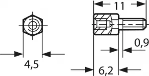 09670009974 Harting Accessories for D-Sub, USB and Computer Connectors