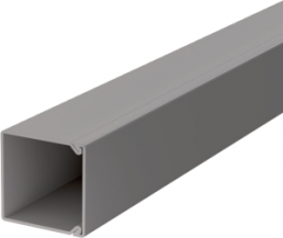 Cable duct, (L x W x H) 2000 x 25 x 25 mm, PVC, stone gray, 6026419