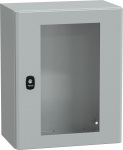 Door, (H x W x D) 500 x 400 x 250 mm, IP66, steel, light gray, NSYS3D5425T