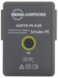 Socket test adapter, for installation tester, ADPTR-PE-EUR