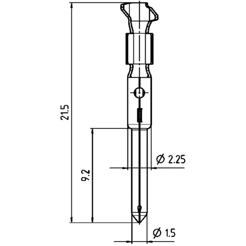 61 0796 098 00 binder Crimp Contacts Image 2