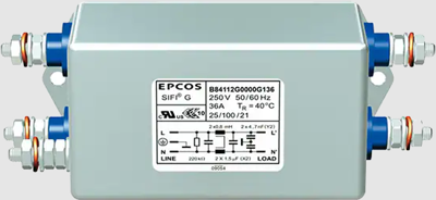 B84112G0000G125 TDK (EPCOS) Interference suppression filter Image 1