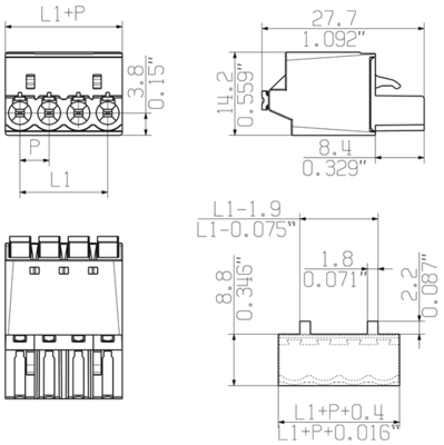 1017760000 Weidmüller PCB Connection Systems Image 3