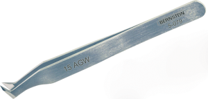 ESD cutting tweezers, uninsulated, carbon steel, 115 mm, 5-079
