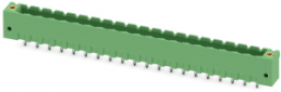 Pin header, 20 pole, pitch 5.08 mm, straight, green, 1777251